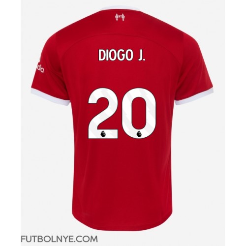 Camiseta Liverpool Diogo Jota #20 Primera Equipación 2023-24 manga corta